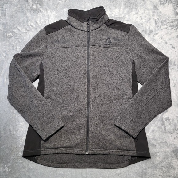 Gerry Jacket Men's‎ XL Heather Gray Full Zip Fleece Lined Lightweight Outdoor - Picture 1 of 10